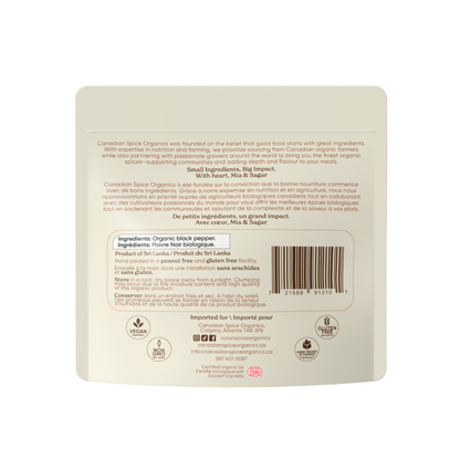 Organic Black Pepper Ground